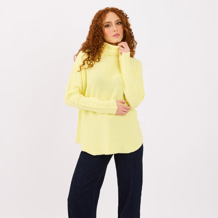 [MIXMUSE] Charlie Max, Maglia Lunga Con Collo Alto Curvy