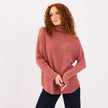 [MIXMUSE] Charlie Max, Maglia Lunga Con Collo Alto Curvy