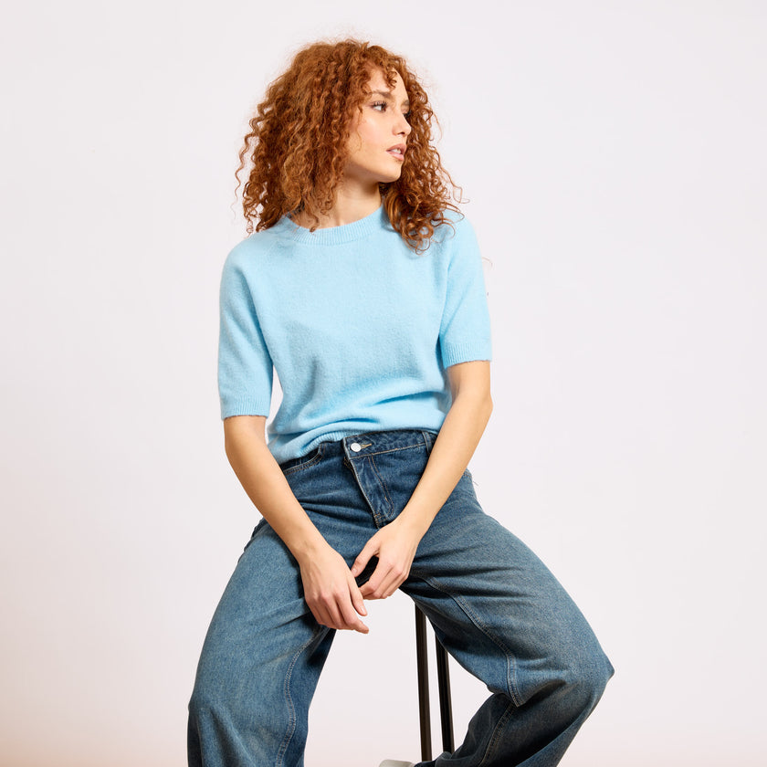 [MIXMUSE] Maglia Lulu, Girocollo A Manica Corta