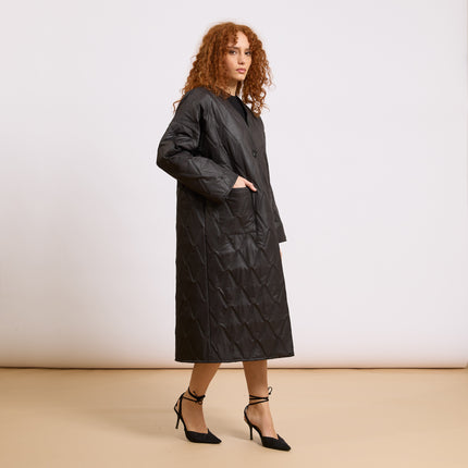 [MIXMUSE.COUTURE] Piumino Lungo Trapuntato