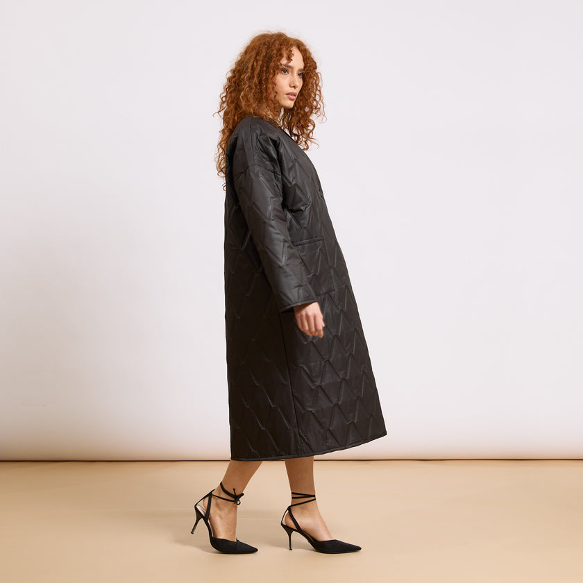 [MIXMUSE.COUTURE] Piumino Lungo Trapuntato