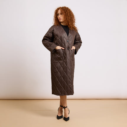 [MIXMUSE.COUTURE] Piumino Lungo Trapuntato