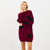 [MIXMUSE.COUTURE] Vestito Love, In Maglia Con Cuori