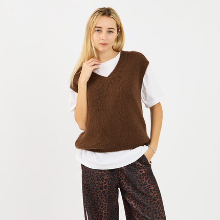 [MIXMUSE.SOUL] Gilet in Maglia Smanicato con Scollo a V