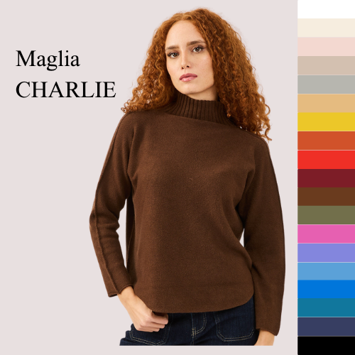 [MIXMUSE] Maglia Charlie, Dolcevita