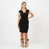 [MIXMUSE.COUTURE] Abito tubino con scollo geometrico