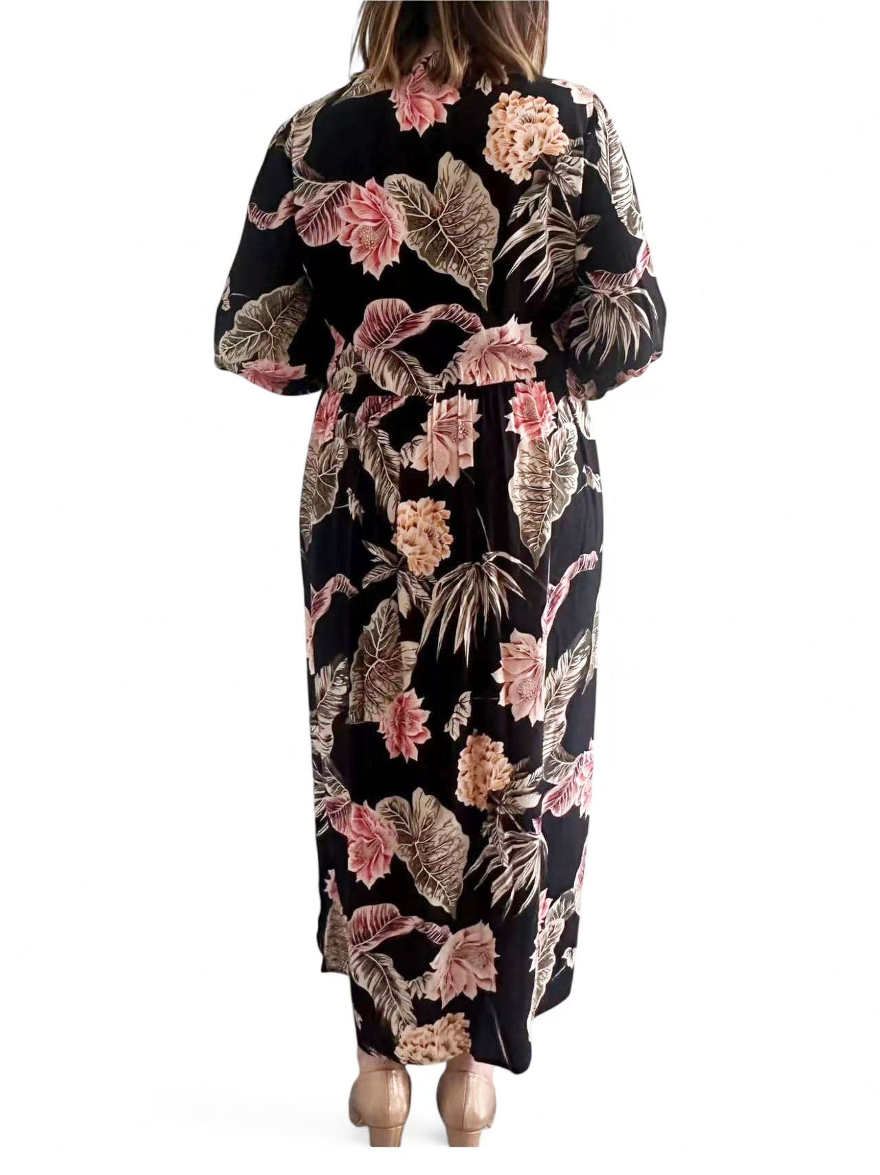 [MIXMUSE.COUTURE] Abito Chloe, Floreale Linea Curvy
