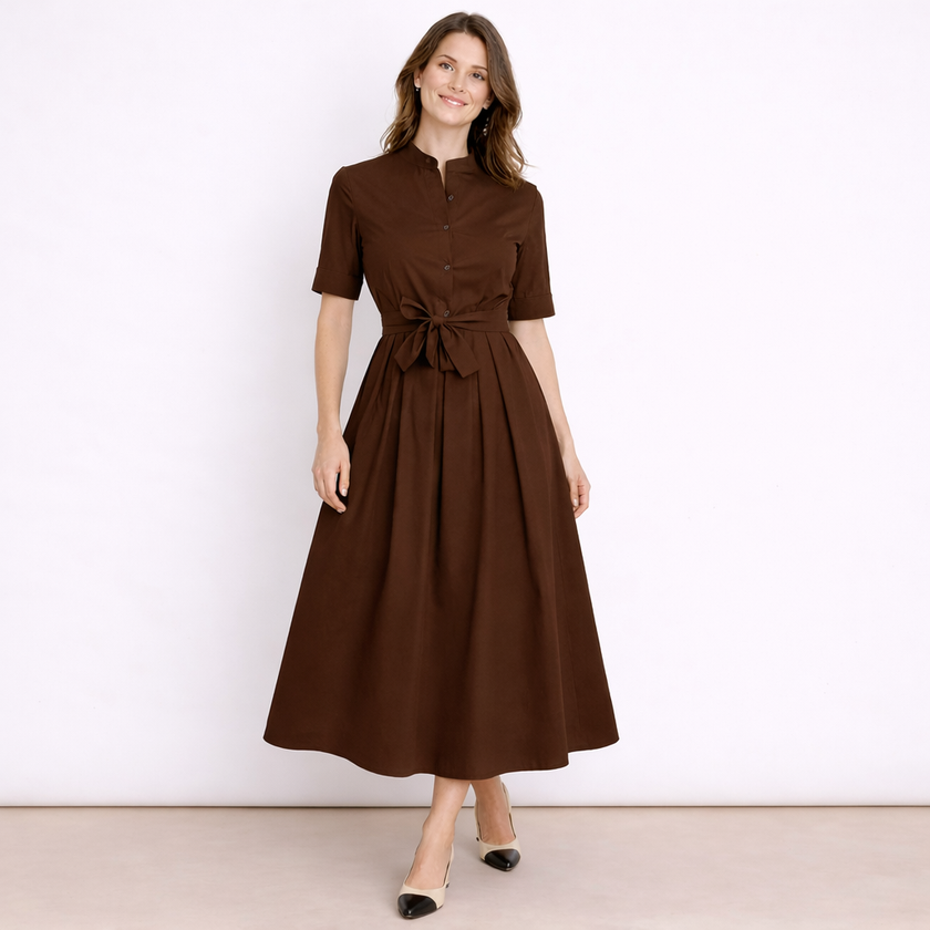 [MIXMUSE.COUTURE] Jolie, Vestito Chemisier Con Cintura