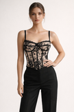 [MIXMUSE.COUTURE] Saint-Tropez,  Bustier Floreale - Linea Curvy