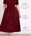 [MIXMUSE.COUTURE] Jolie, Vestito Chemisier Con Cintura