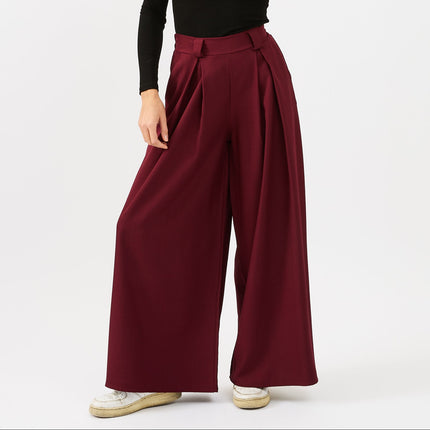 [MIXMUSE.COUTURE] Pantaloni a Vita Alta e Gamba Larga