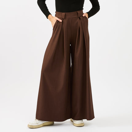 [MIXMUSE.COUTURE] Pantaloni a Vita Alta e Gamba Larga