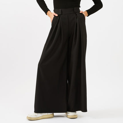 [MIXMUSE.COUTURE] Pantaloni a Vita Alta e Gamba Larga