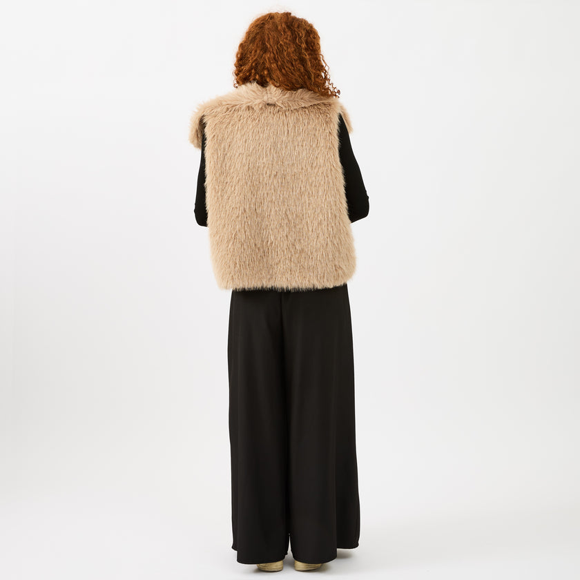 [MIXMUSE.NOHO] Gilet In Ecopelliccia