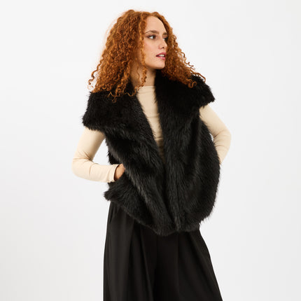 [MIXMUSE.NOHO] Gilet In Ecopelliccia