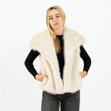 [MIXMUSE.NOHO] Gilet In Ecopelliccia