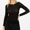 [MIXMUSE.COUTURE] Maglia Giulia Basic a Maniche Lunghe in Misto Cashmere