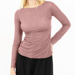 [MIXMUSE.COUTURE] Maglia Giulia Basic a Maniche Lunghe in Misto Cashmere