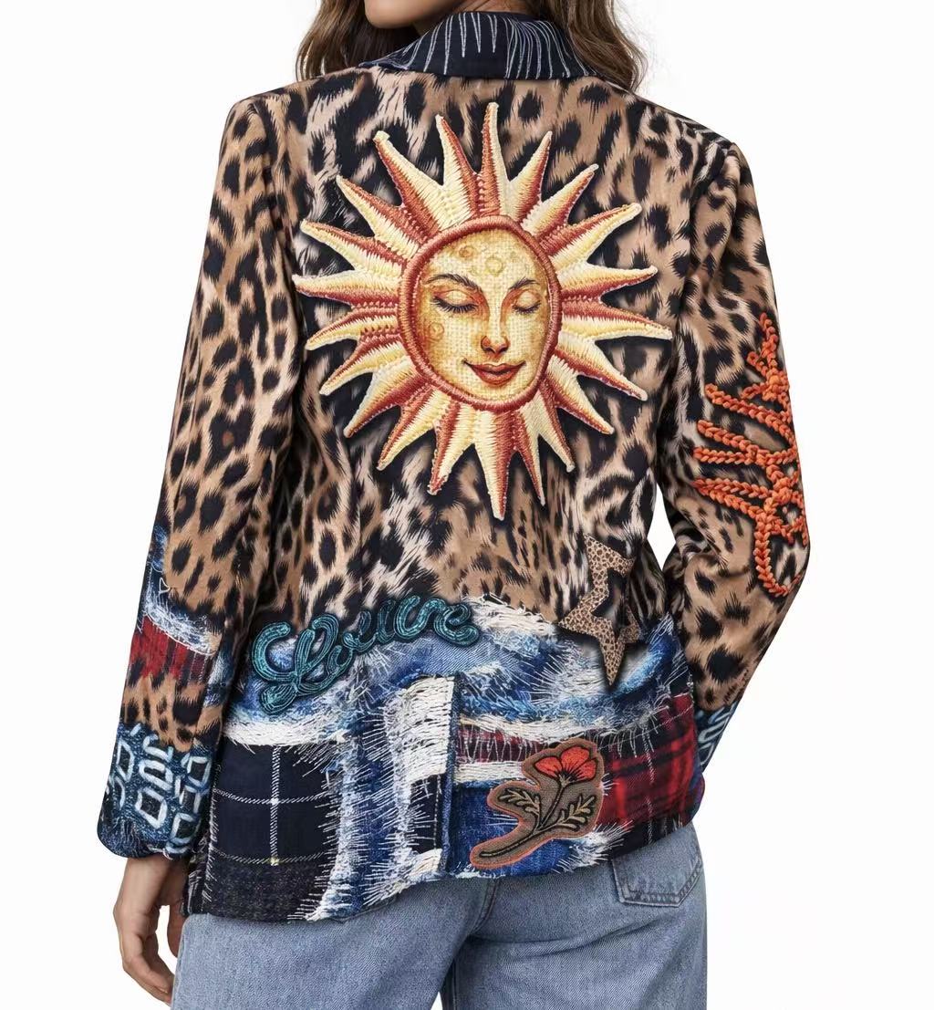 [MIXMUSE.NOHO] BLAZER CON STAMPE