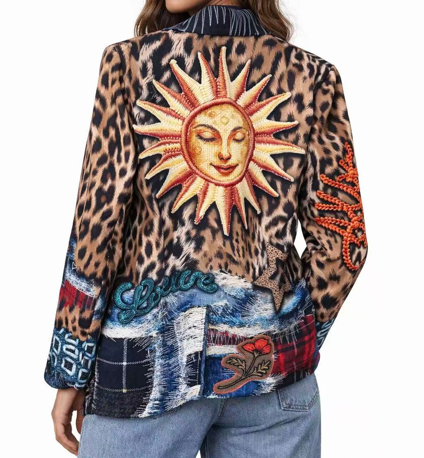 [MIXMUSE.NOHO] BLAZER CON STAMPE