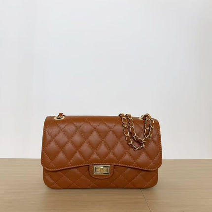[MIXMUSE.COUTURE] Paris, Borsa A Spalla In Vera Pelle Trapuntata