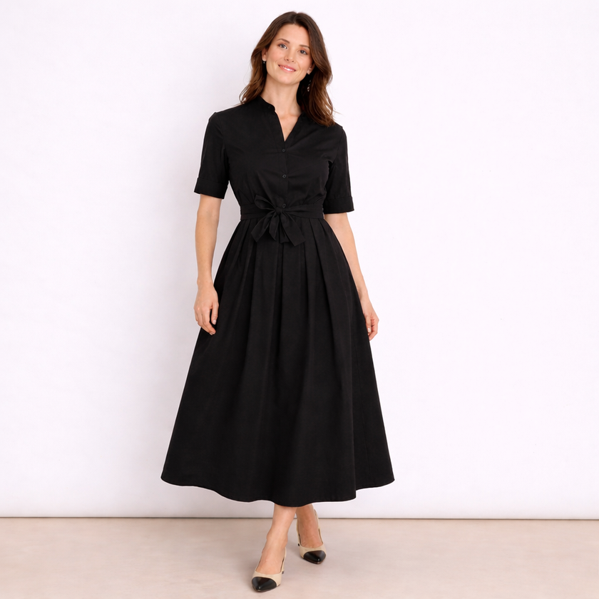 [MIXMUSE.COUTURE] Jolie, Vestito Chemisier Con Cintura