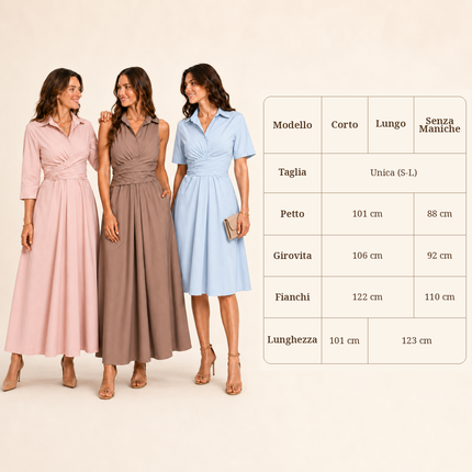 [MIXMUSE.NOHO] Bea, Vestito Con Laccio In Vita