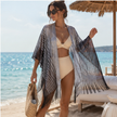 [MIXMUSE] Kimono Lurex Con Frange