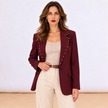 [MIXMUSE.NOHO] Blazer Con Solapas Decoradas Con Tachuelas