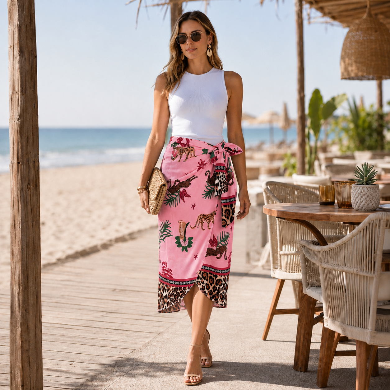 [MIXMUSE] Penelope, Gonna Pareo Con Nodo Laterale
