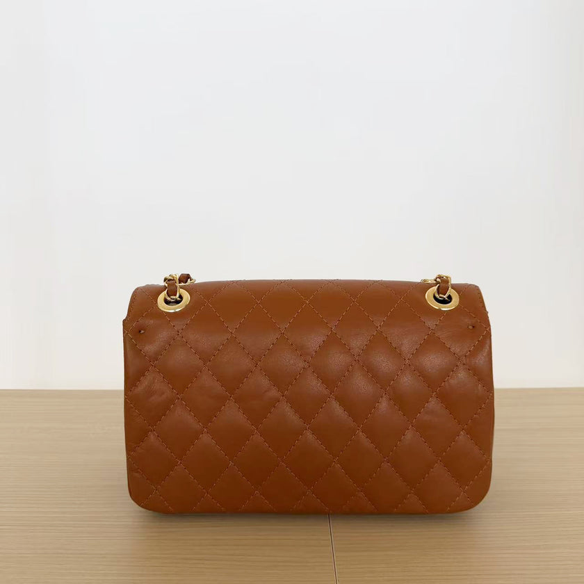 [MIXMUSE.COUTURE] Paris, Borsa A Spalla In Vera Pelle Trapuntata