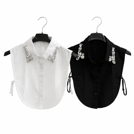 [MIXMUSE.COUTURE] Colletto Camicia Con Gioiello