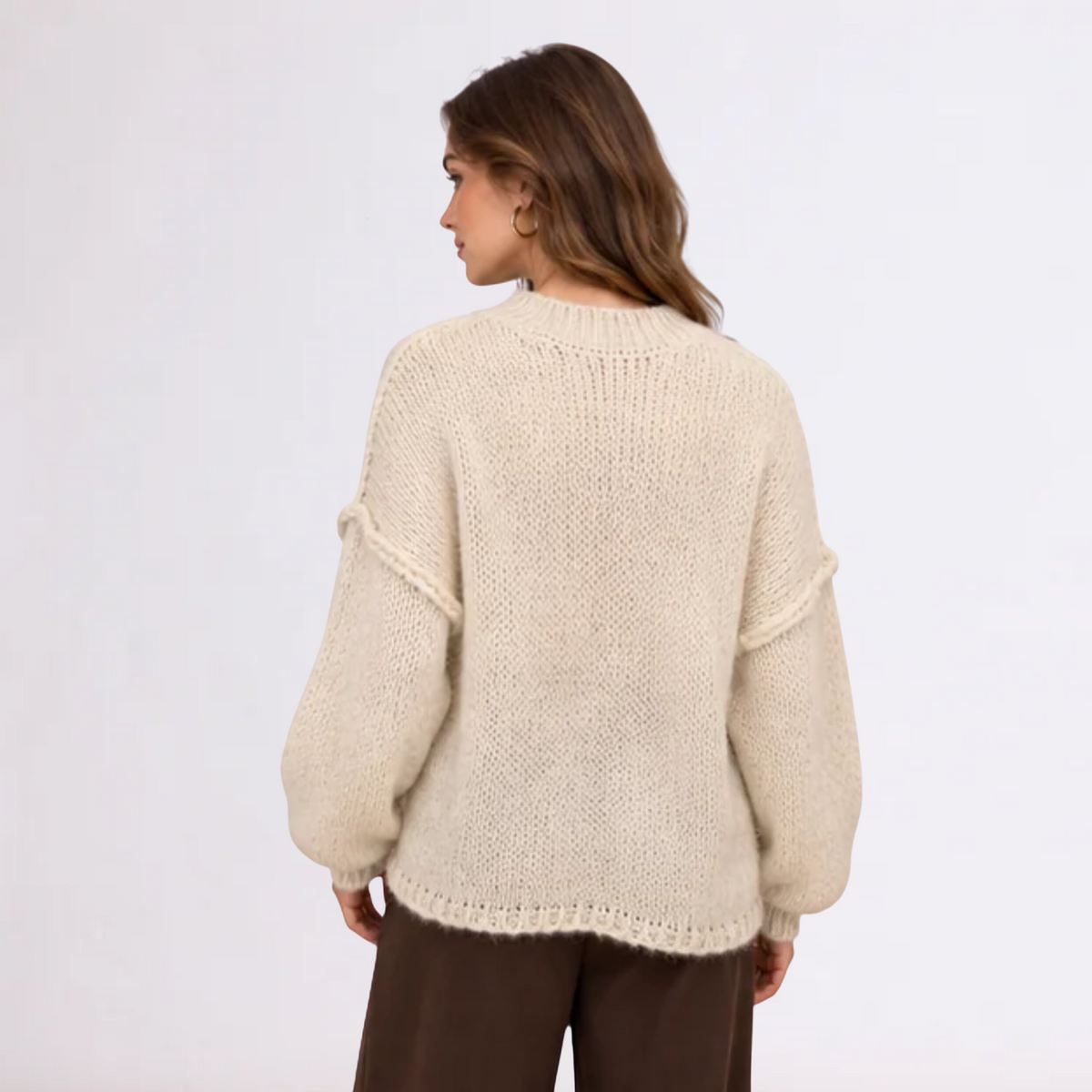 [MIXMUSE] Maglione Oversize In Maglia Morbida